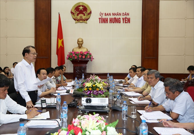 Phó Thủ tướng Vũ Văn Ninh, Trưởng Ban Chỉ đạo quốc gia về xây dựng nông thôn mới làm việc với lãnh đạo chủ chốt tỉnh Hưng Yên. Ảnh: VGP/Thành Chung